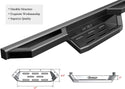 Drop Steps Running Boards Side Steps IA20NJE8B Compatible with Toyota Tacoma 2005-2023 Double Crew Cab (Nerf Bars Side Bars)