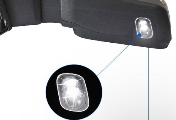 Side mirrors fits Ford F-150 2015 - 2020 8 pins Power Heated  Signals temp sensor