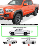 Drop Steps Running Boards Side Steps IA20NJE8B Compatible with Toyota Tacoma 2005-2023 Double Crew Cab (Nerf Bars Side Bars)
