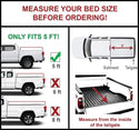 Cheetah-Pro FB Series Tonneau Cover for GMC Canyon Truck Bed Cover for  5 FT Bed