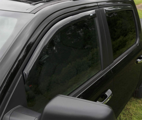 Auto Vent Shade 194975 in-Channel Vent Visor Side Window Deflector, 4-Piece Set for 2015-2021 Ford F-150 Super Crew