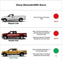 Auto Ventshade 194536 in-Channel Ventvisor Window Deflector, 4 Piece for 2014-18 Chevy Silverado & GMC Sierra Crew Cab Pickups ONLY