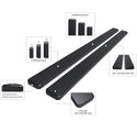 5” IBoard running boards for Toyota Tundra Crew cab 2007 -2021 black