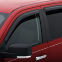 Auto Vent Shade 94528 Original Vent Visor Side Window Deflector Dark Smoke, 4-Piece Set for 2019 - 2022 Silverado/Sierra 1500, 2020 - 2022 Silverado/Sierra 2500HD and 3500HD with Extended Cab