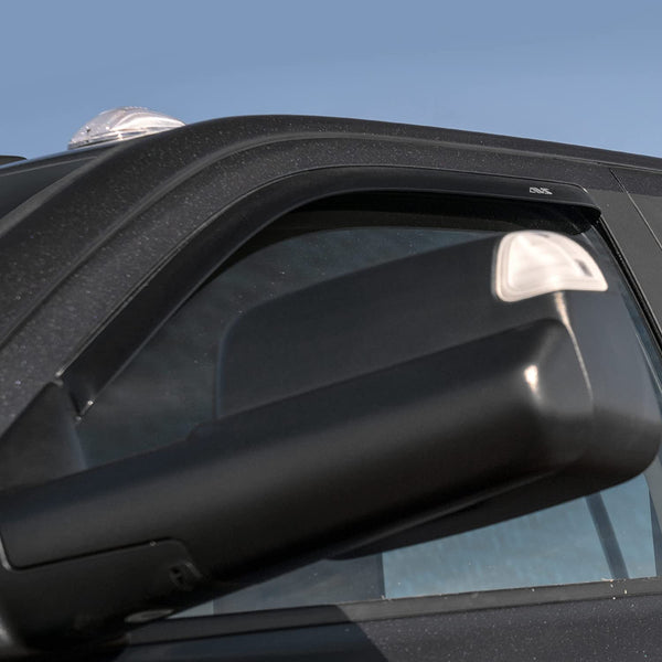 Auto Vent Shade 194109 in-Channel Vent Visor Side Window Deflector, 4-Piece Set for 2009-2018 Dodge 1500 Crew Cab, 2010-2018 Ram 2500 and 3500 w/Crew and Mega Cab; 2019 Ram 1500 Classic Crew Cab