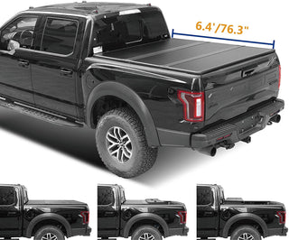 Hard Trifold Tonneau Cover for Dodge ram 09 - 18  6.4ft box