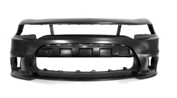 Replaces CH1000A23 Front bumper for Dodge Charger 15 - 21