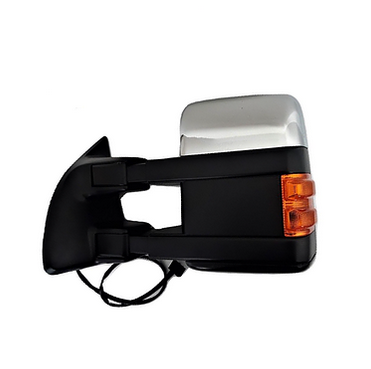 Towing mirror for Ford F250 F350 F450 08 - 16 Driver side Chrome Power Heated