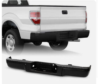 Rear Complete bumper assembly for Ford F-150 2009 - 2014 w/o sensor holes